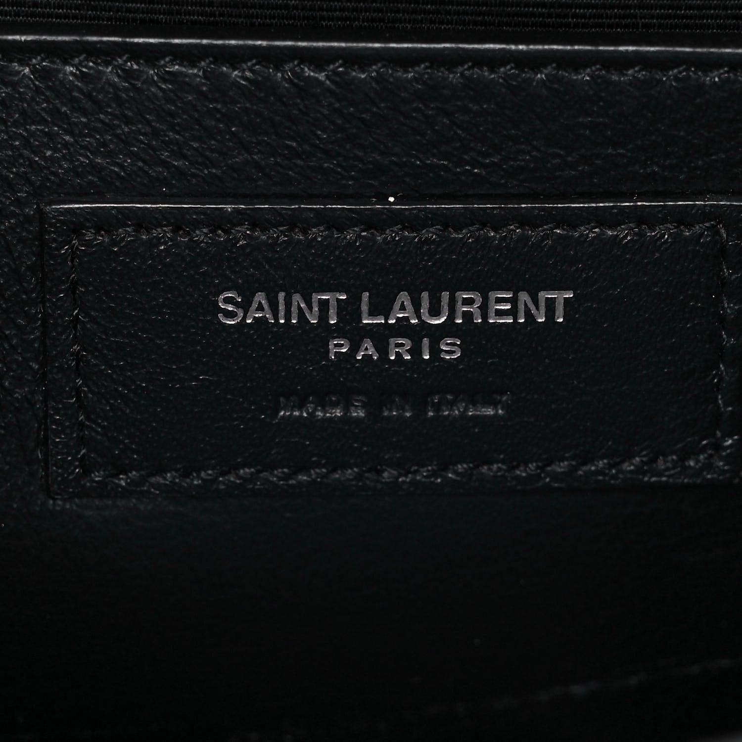 Saint Laurent Grain De Poudre Small Monogram Kate Satchel Black 6 of 9