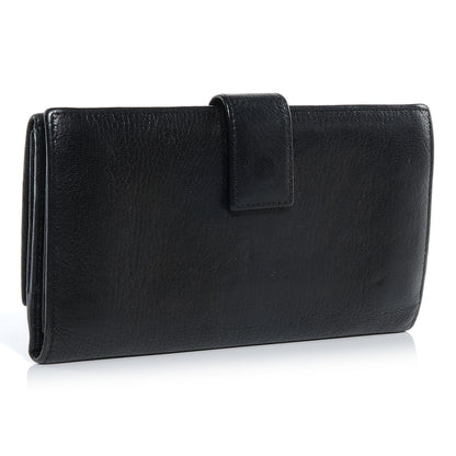 Gucci Leather Blondie Continental Wallet Black 3 of 8