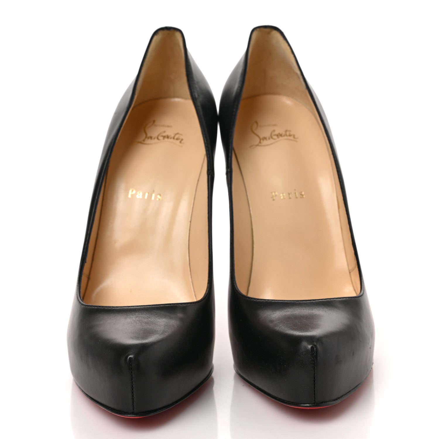 Christian Louboutin Calfskin Rolando Zip 120 Pumps 40.5 Black 2 of 9