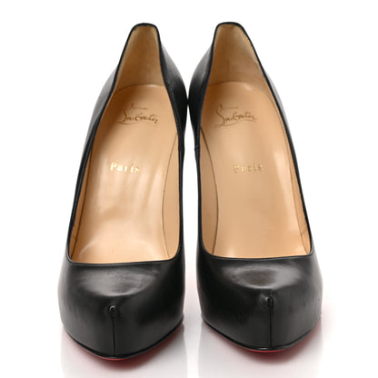 Christian Louboutin Calfskin Rolando Zip 120 Pumps 40.5 Black 2 of 9