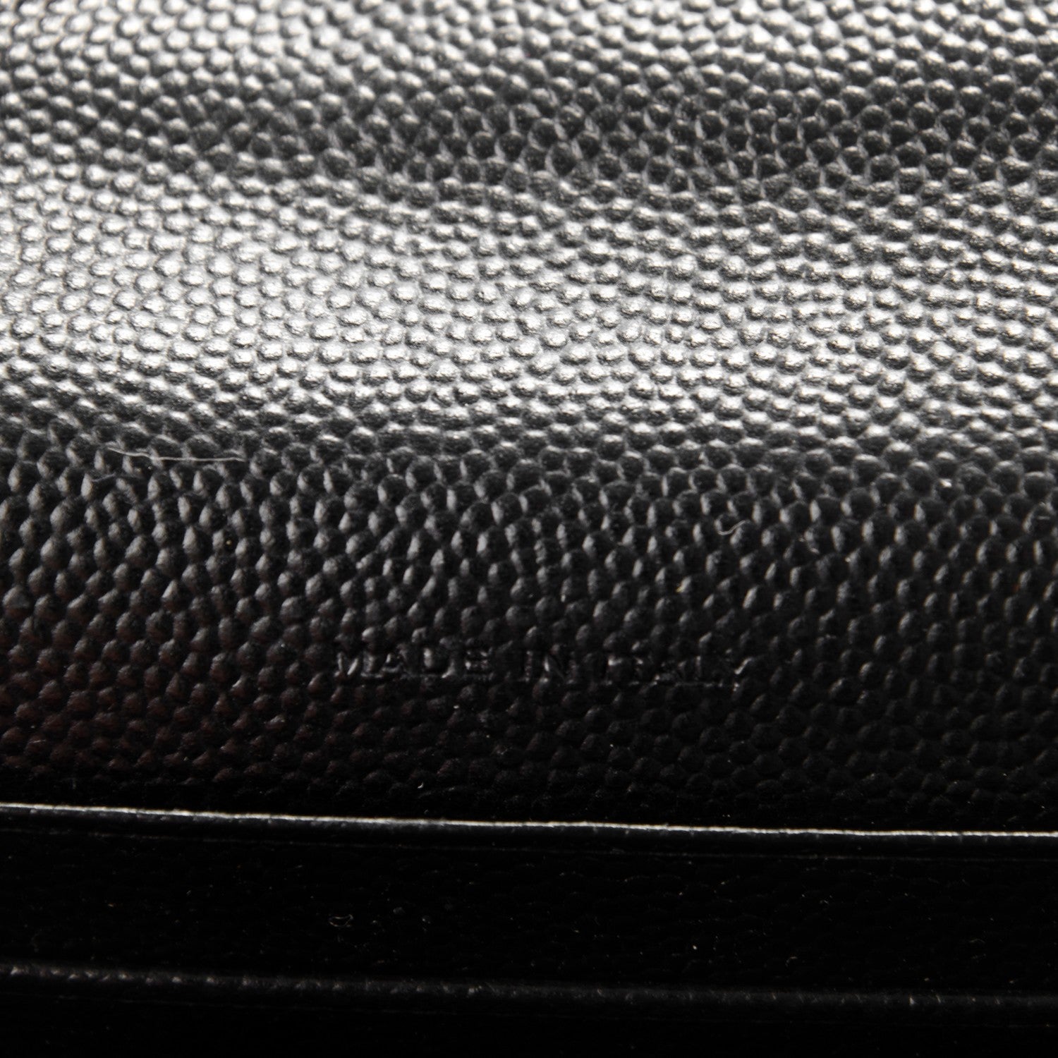 Saint Laurent Grain De Poudre Matelasse Chevron Small Monogram Envelope Wallet Black 7 of 7