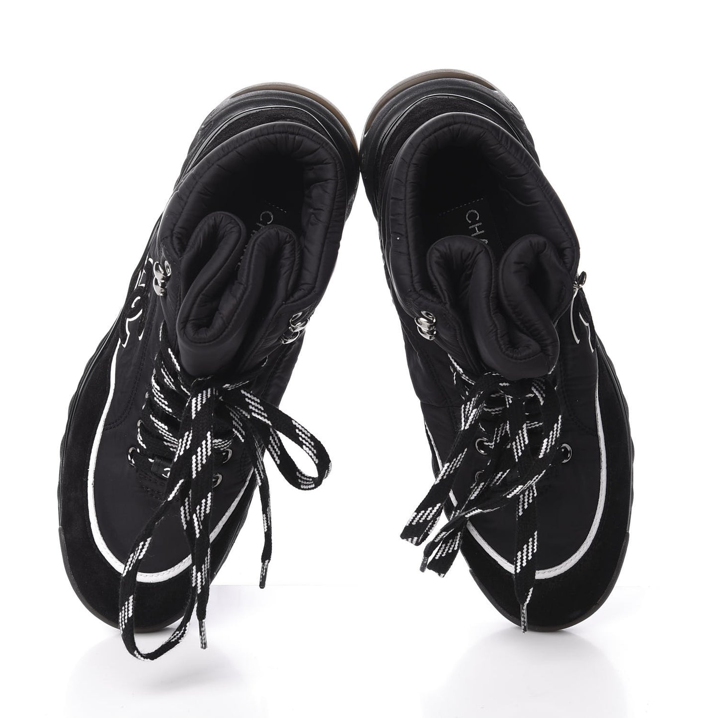 Fabric Suede Womens CC Sneakers 36.5 Black