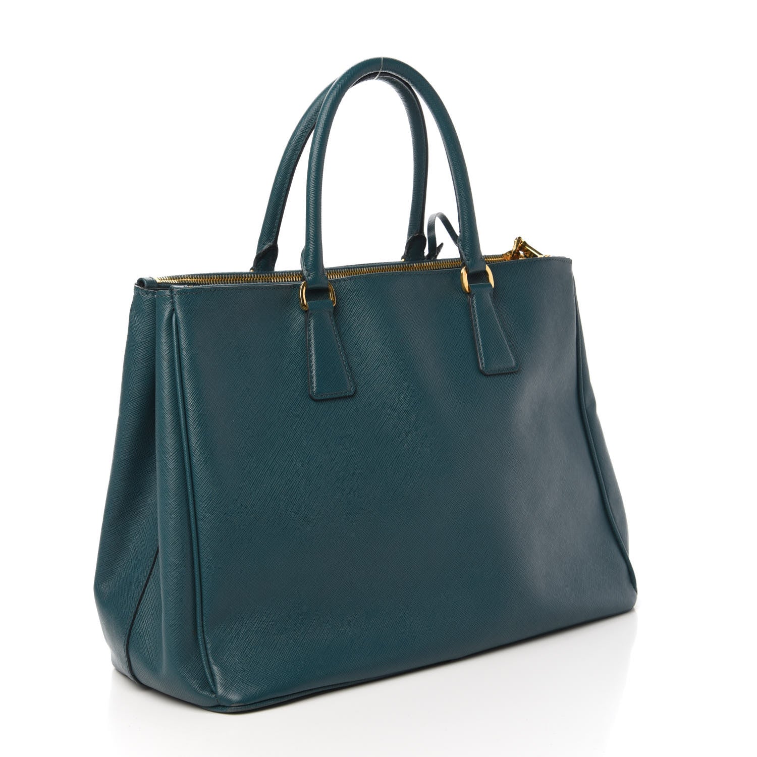 Prada Saffiano Lux Large Galleria Double Zip Tote Ottanio 3 of 10