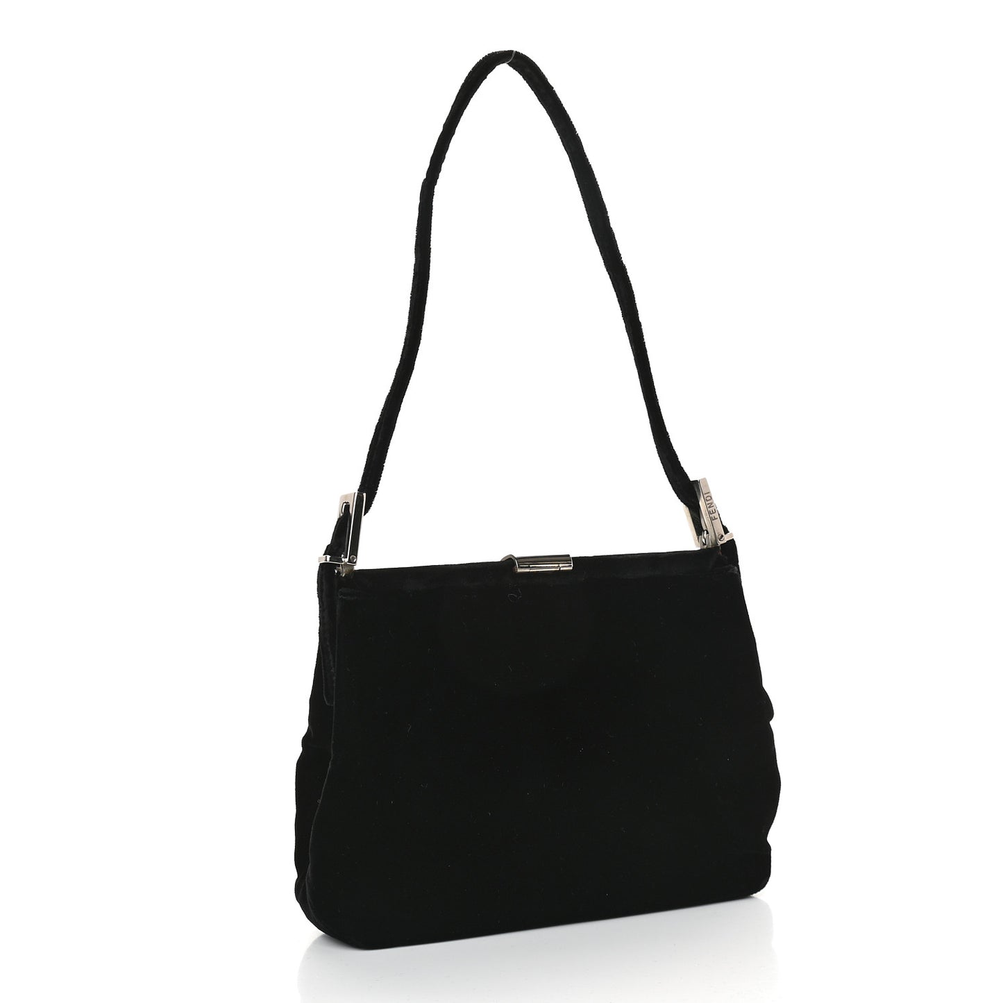 Velvet Shoulder Bag Black