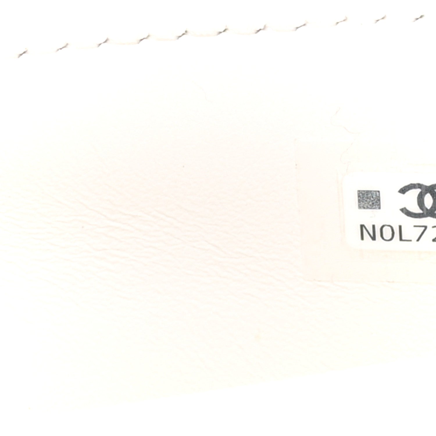 Chanel Caviar Quilted Coco Handle Clutch With Chain White 7 of 10