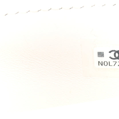 Chanel Caviar Quilted Coco Handle Clutch With Chain White 7 of 10