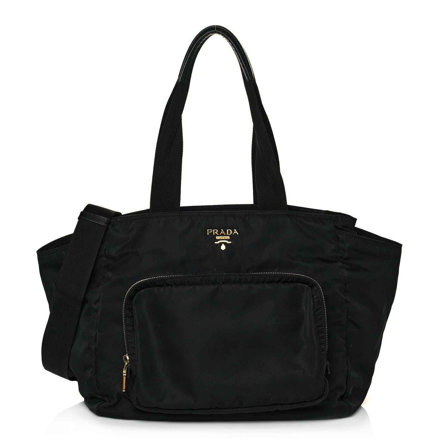 Prada Nylon Vela Baby Bag Black 1 of 15