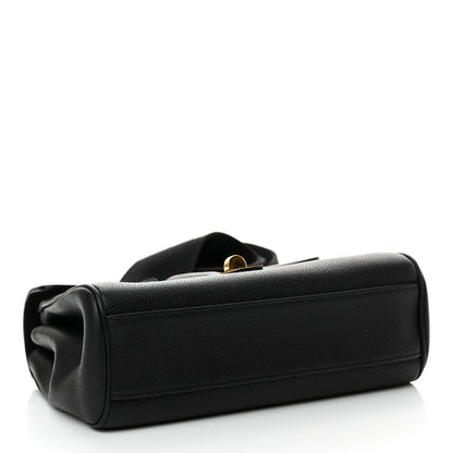 Celine Grained Calfskin Teen Soft 16 Shoulder Bag Black 4 of 13