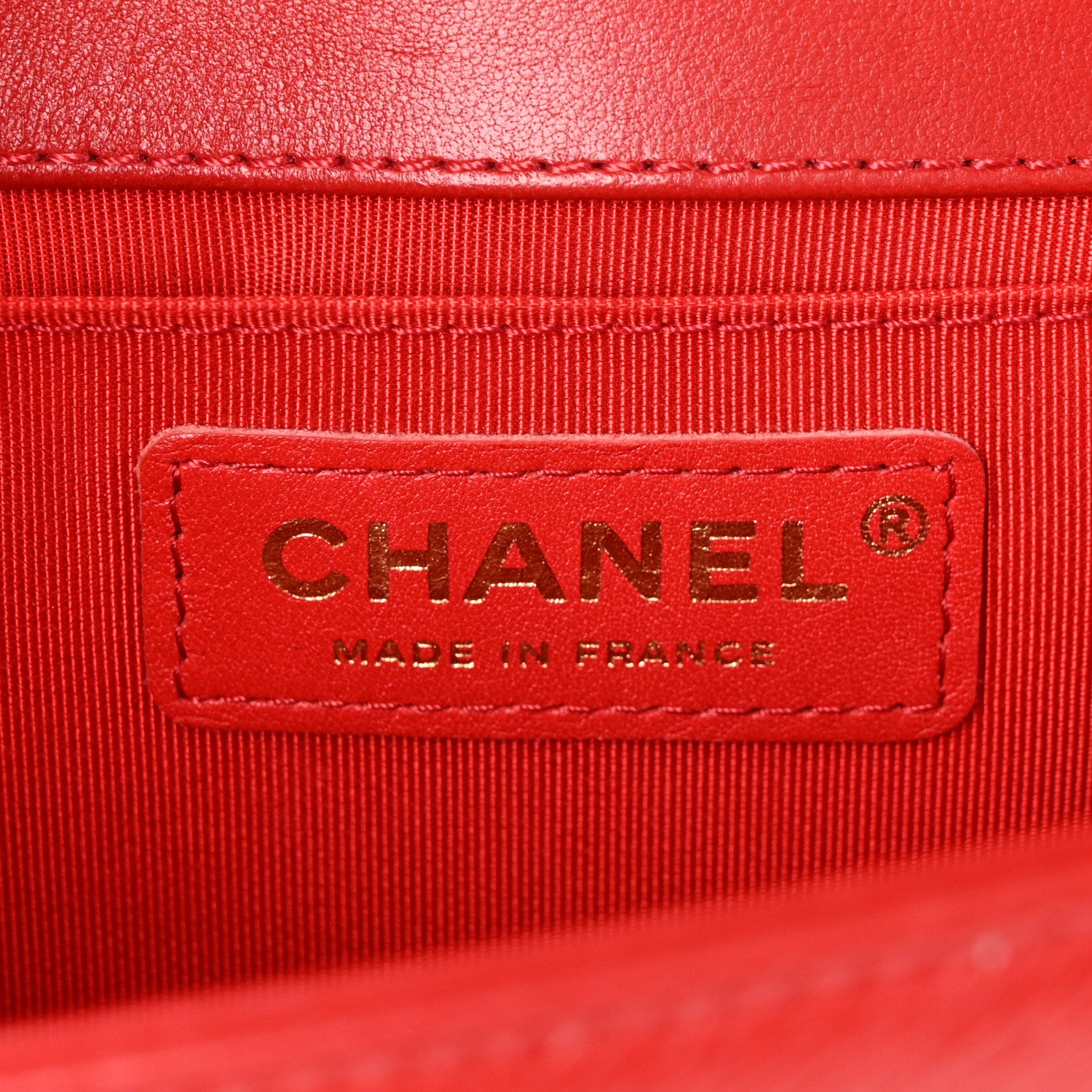 Chanel Lambskin Quilted Medium Boy Flap Red 6 of 11