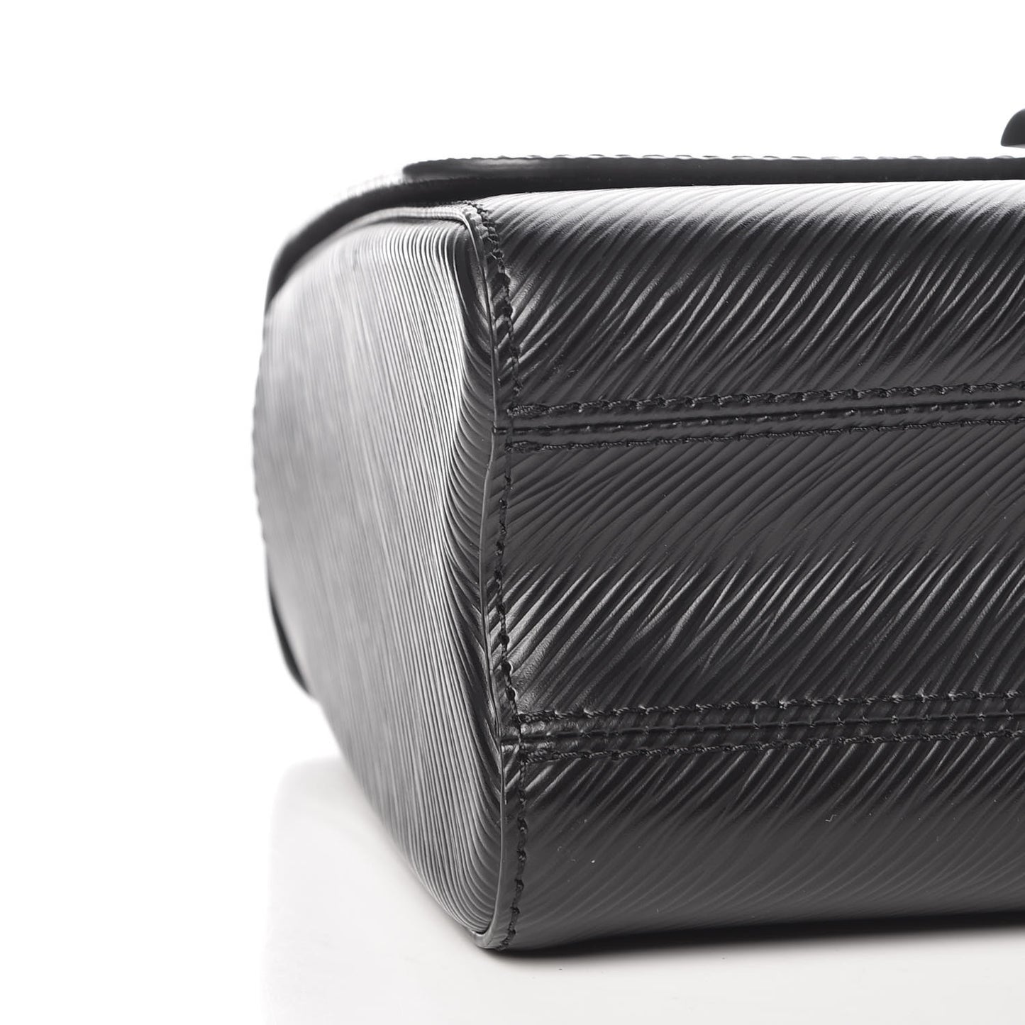 Epi Twist Shoulder Bag MM Matte Black