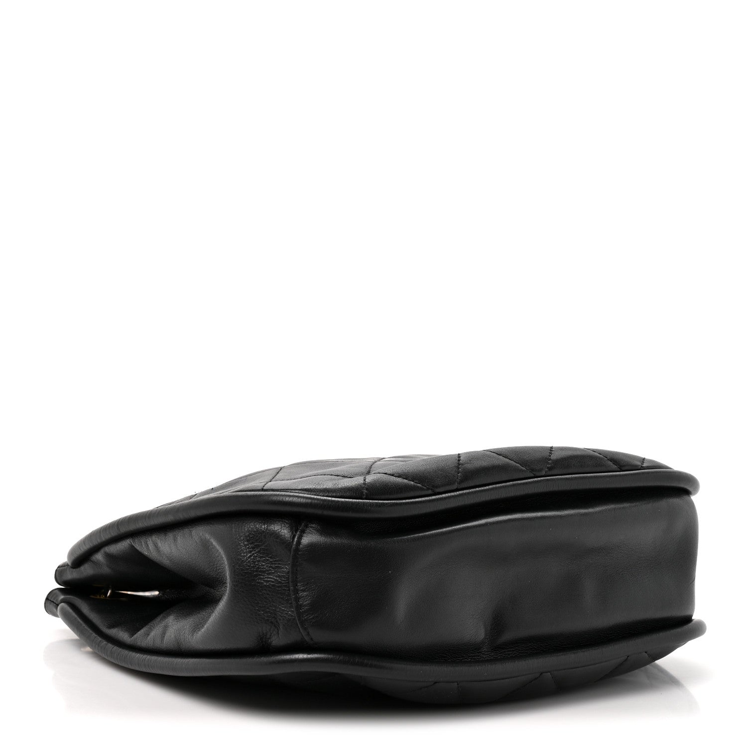 Chanel Shiny Lambskin Quilted Fashion Therapy Hobo Black 3 of 9