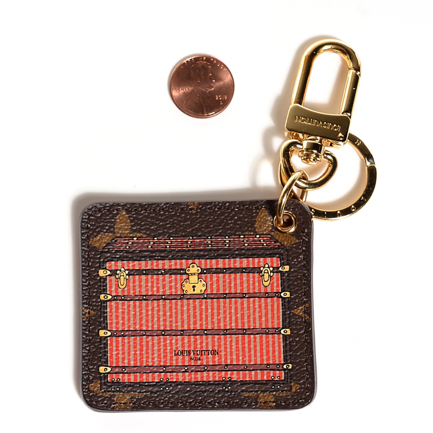 Monogram Illustre Trunk Key Holder Bordeaux