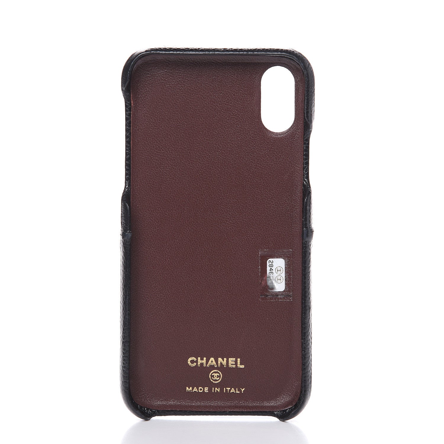Chanel Caviar Quilted iPhone X Coco Tech Case Black 1 of 4