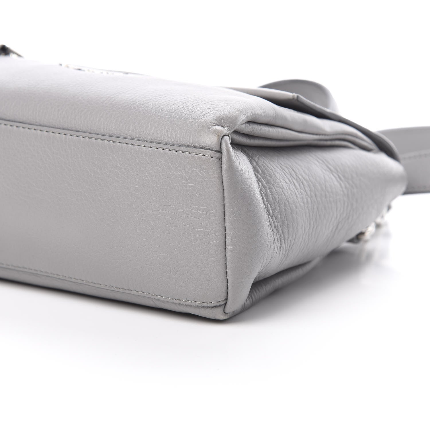 Givenchy Calfskin Mini Pandora Pure Flap Bag Pearl Grey 11 of 13