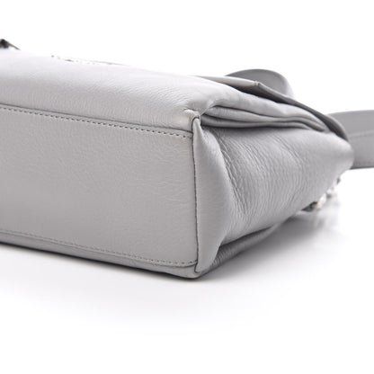 Givenchy Calfskin Mini Pandora Pure Flap Bag Pearl Grey 11 of 13