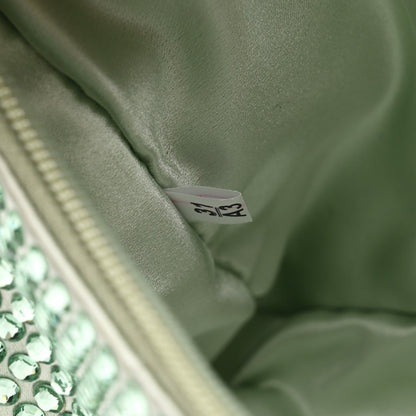 Prada Satin Crystal Mini Re-Edition 2000 Bag Acqua 7 of 11