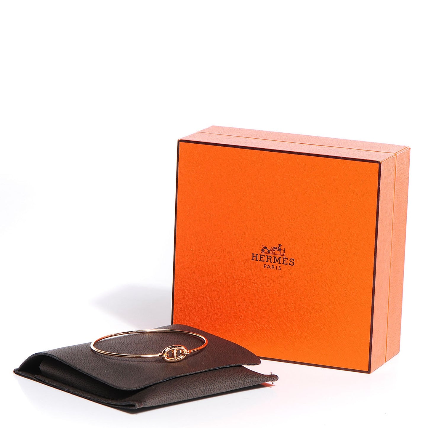 18K Rose Gold PM Ronde Chaine d'Ancre Bracelet SH