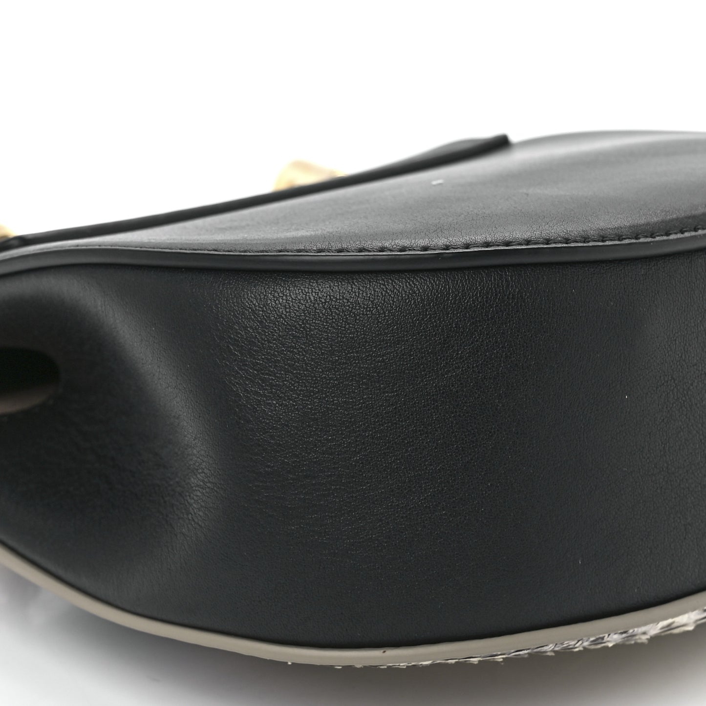 Python Smooth Calfskin Mini Drew Shoulder Bag