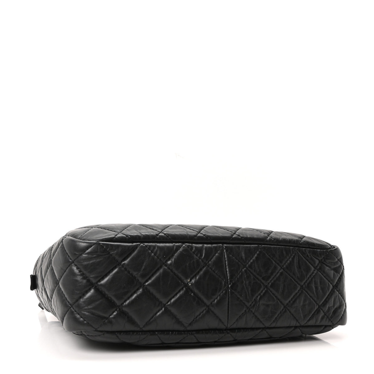 Chanel Aged Calfskin Quilted Large Reissue Camera Case Black Black 4 of 11