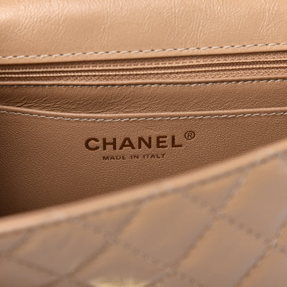 Chanel Aged Calfskin Quilted 2.55 Reissue Mini Flap Beige 6 of 11