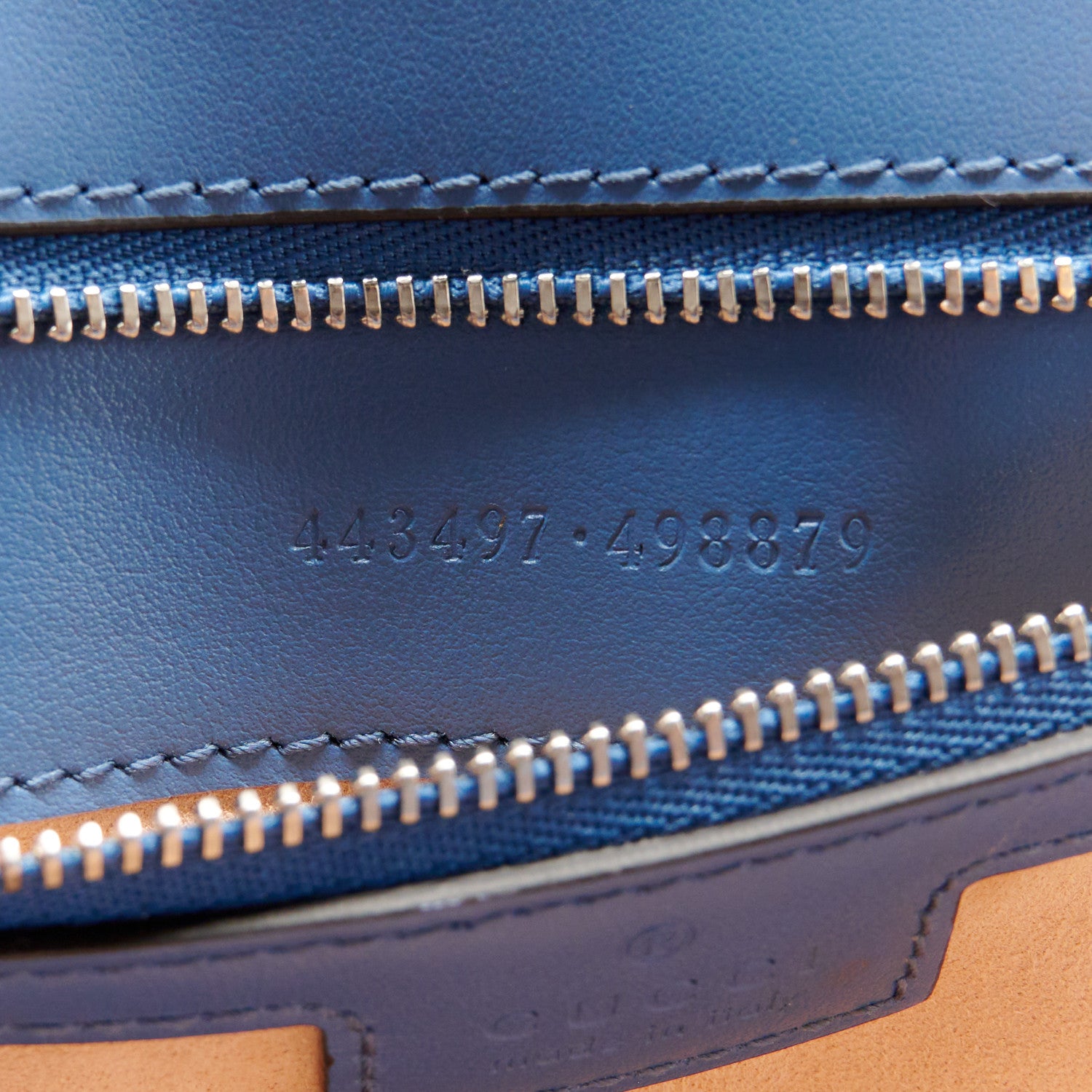 Gucci Calfskin Matelasse Aria Small GG Marmont Shoulder Bag Clear Blue 7 of 11