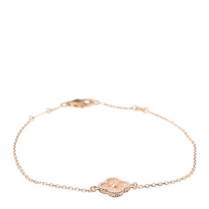 Van Cleef & Arpels 18K Rose Gold Sweet Alhambra Bracelet 1 of 8