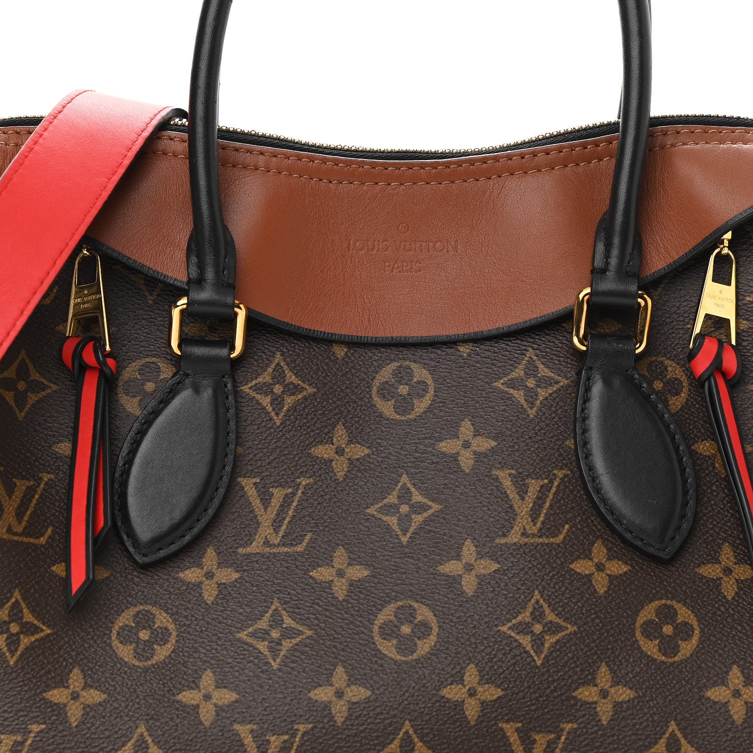 Louis Vuitton Monogram Tuileries Caramel Rouge 7 of 10
