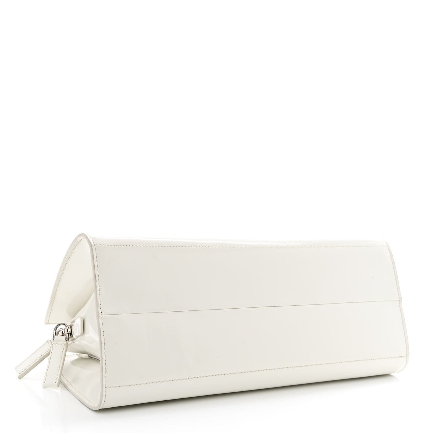 Spazzolato Architectural Line Horizontal Bag White