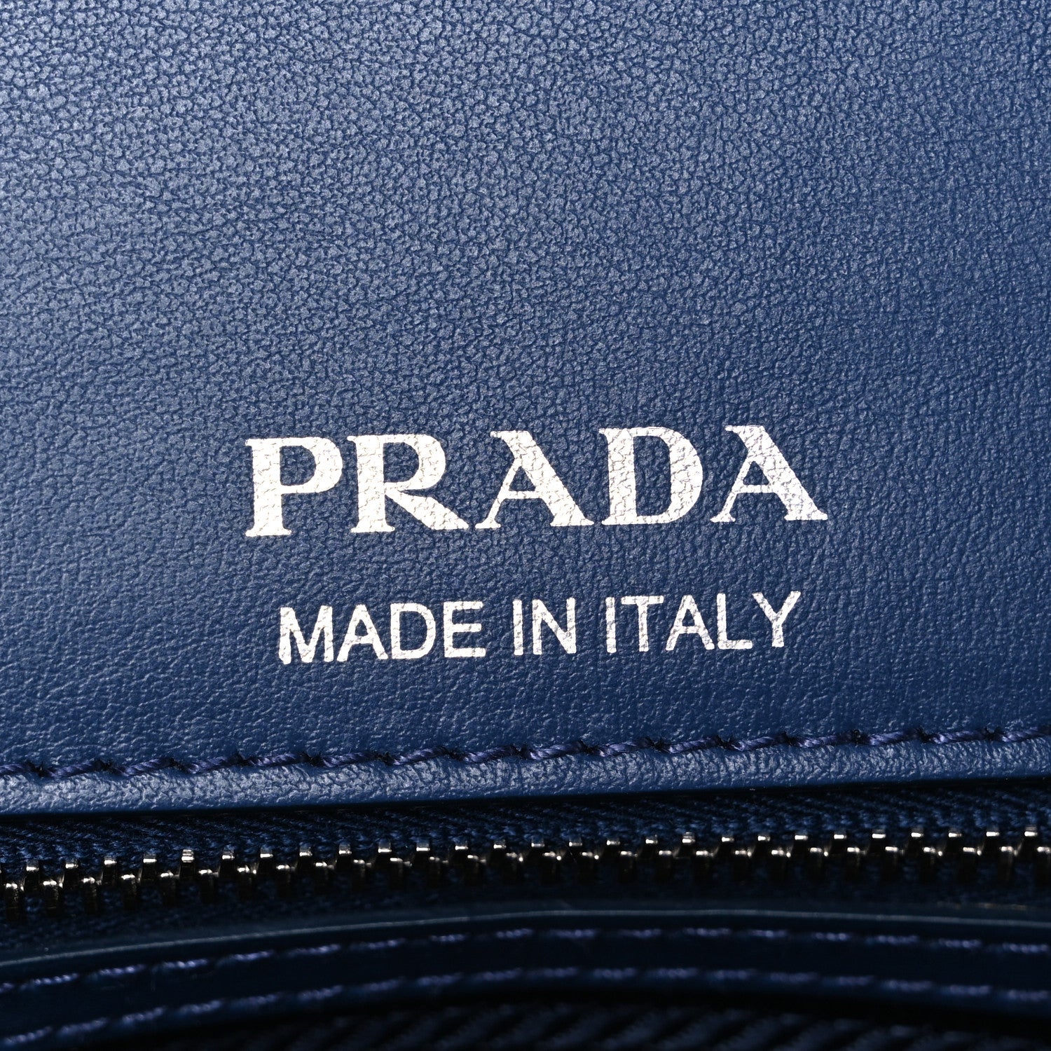 Prada Soft Calfskin Impunture Diagramme Medium Chain Flap Shoulder Bag Bluette 6 of 9
