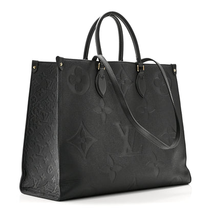 Louis Vuitton Empreinte Monogram Giant Onthego GM Black 3 of 9