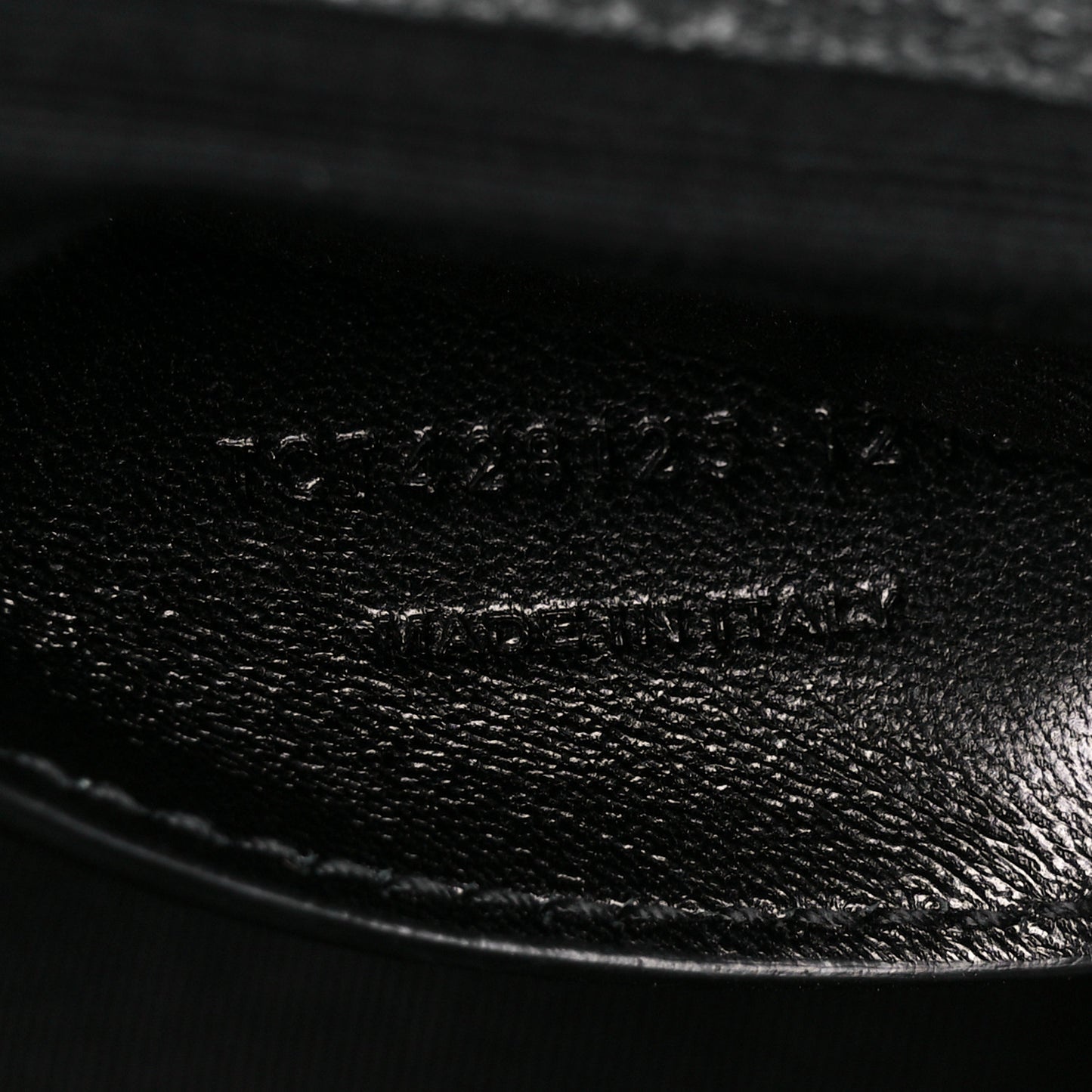 Sheepskin Tri-Quilt Monogram Medium College Bag Black