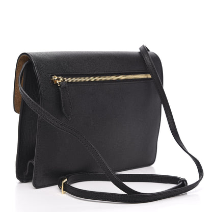 Burberry Derby Calfskin House Check Small Macken Crossbody Bag Black 3 of 11