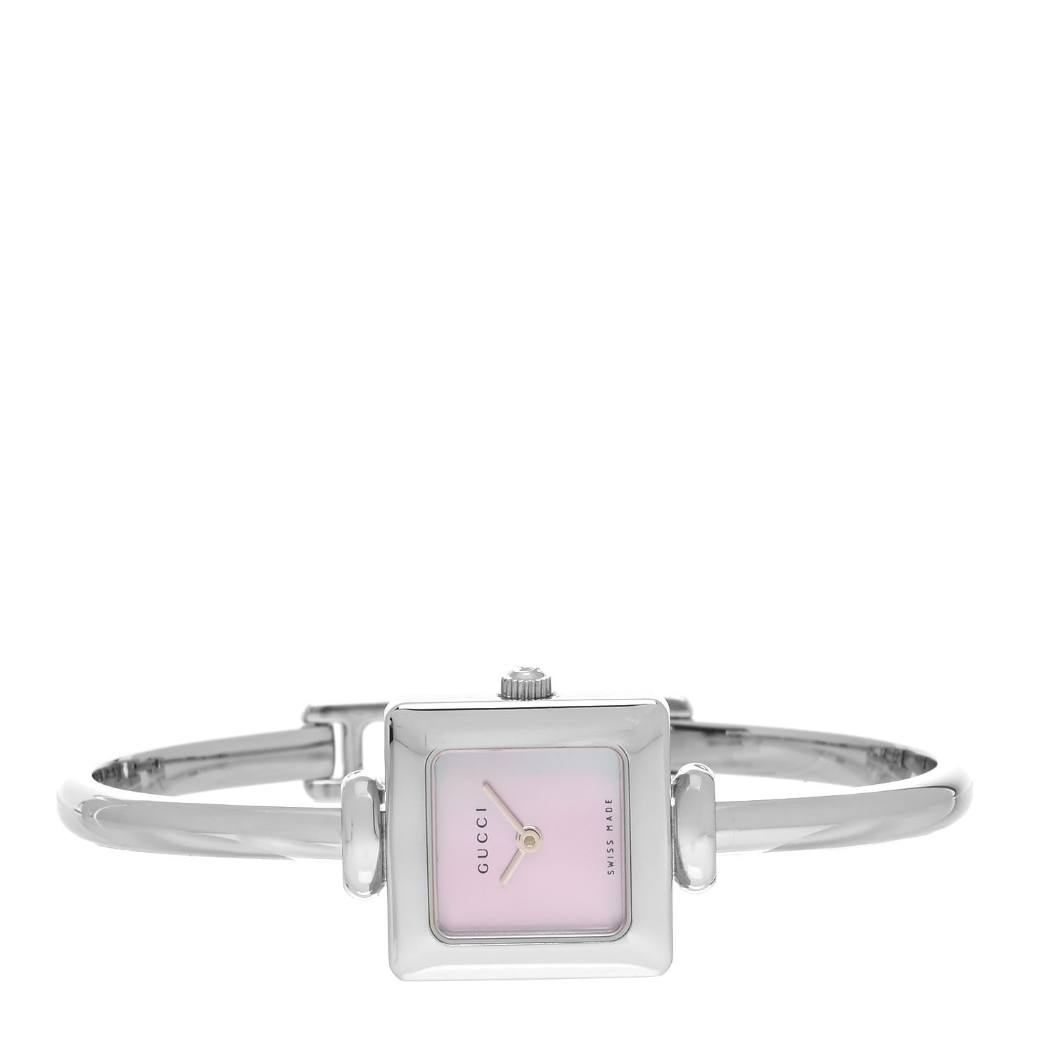 Gucci Stainless Steel Pink Mother of Pearl 19mm 1900L Quartz Watch 2 of 4
