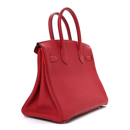 Hermes Togo Birkin 30 Rouge Vif 3 of 10