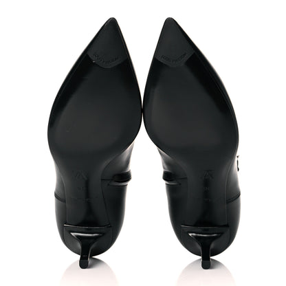 Louis Vuitton Calfskin Call Back Ankle Boots 36 Black 6 of 9