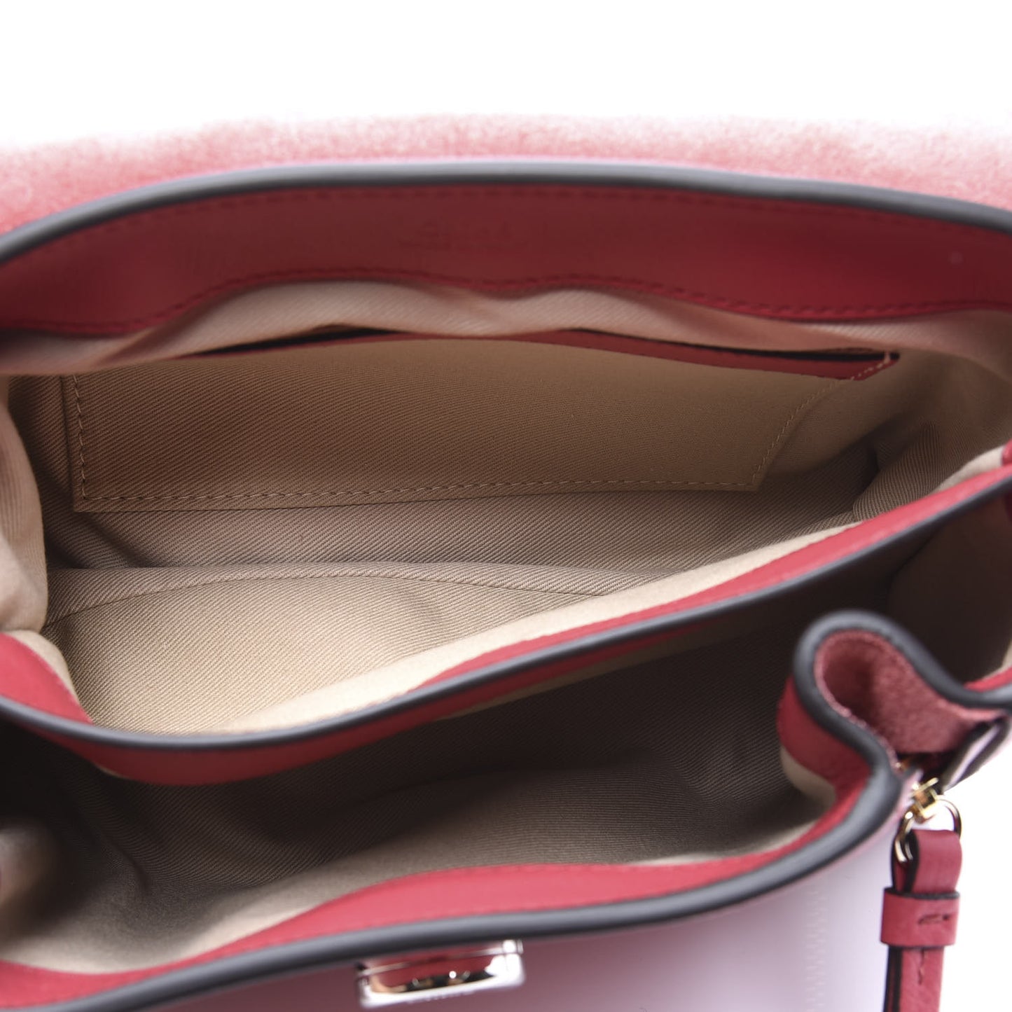 Calfskin Mini Faye Day Shoulder Bag Scarlet Pink