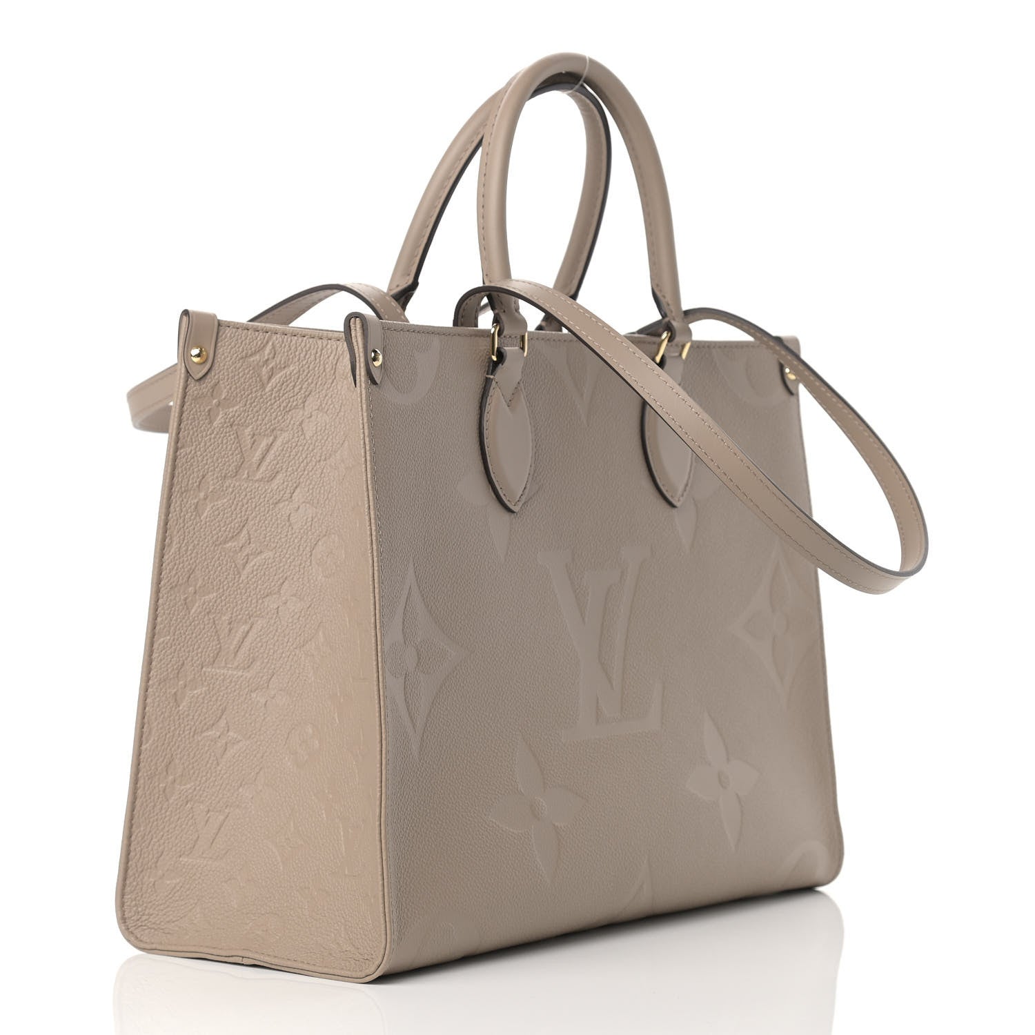 Louis Vuitton Empreinte Monogram Giant Onthego MM Tourterelle 3 of 8