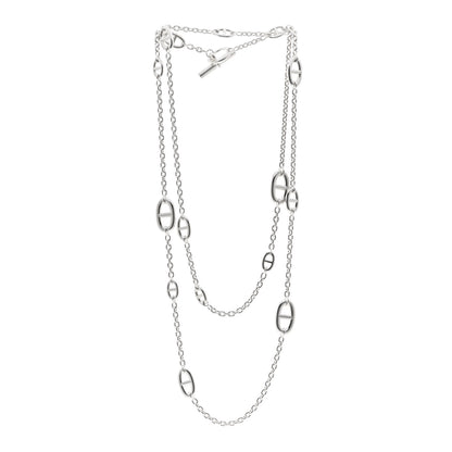 Hermes Sterling Silver Farandole Necklace 120 3 of 5