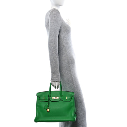 Hermes Togo Birkin 35 Bambou 2 of 14