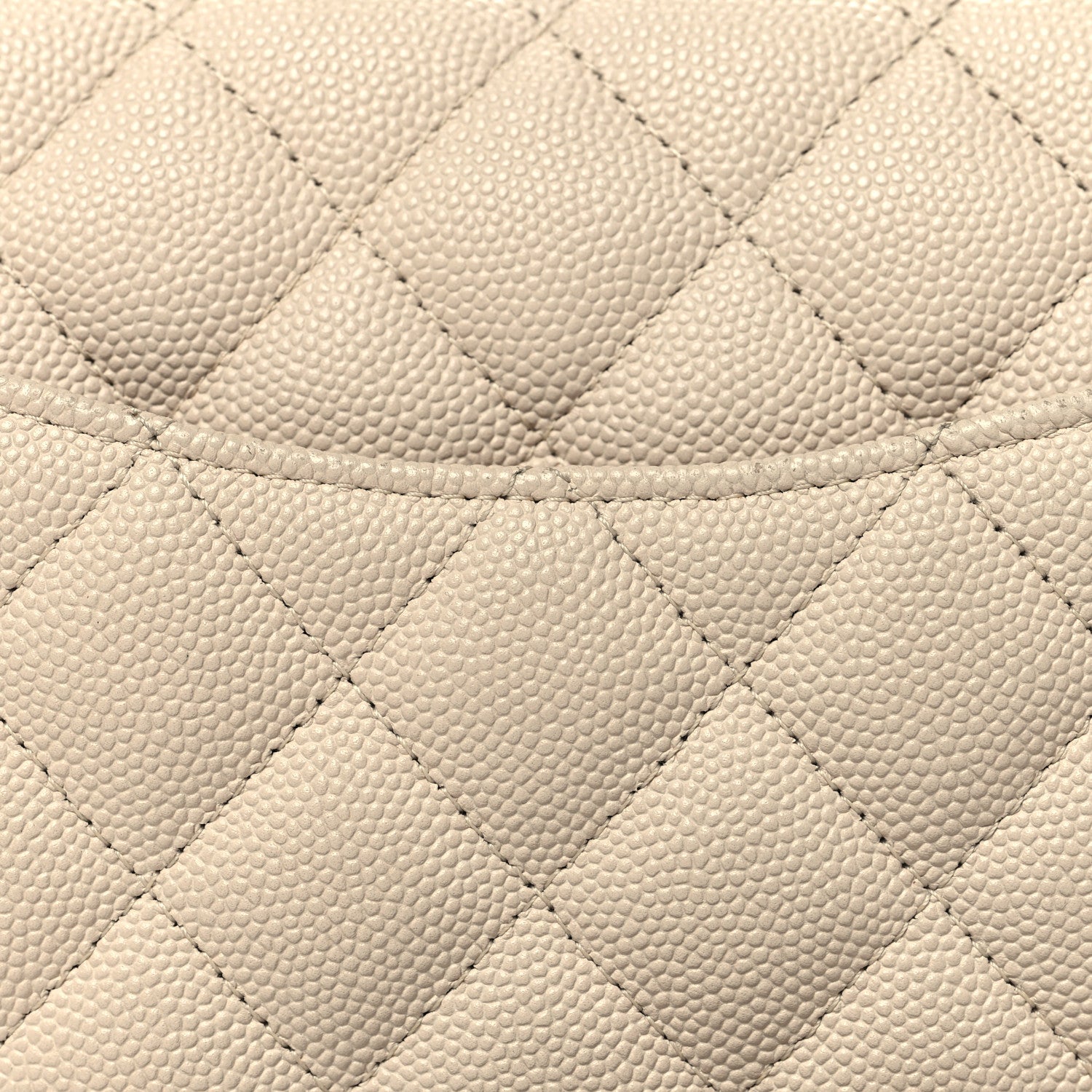 Chanel Caviar Quilted Mini Rectangular Flap Light Beige 11 of 11