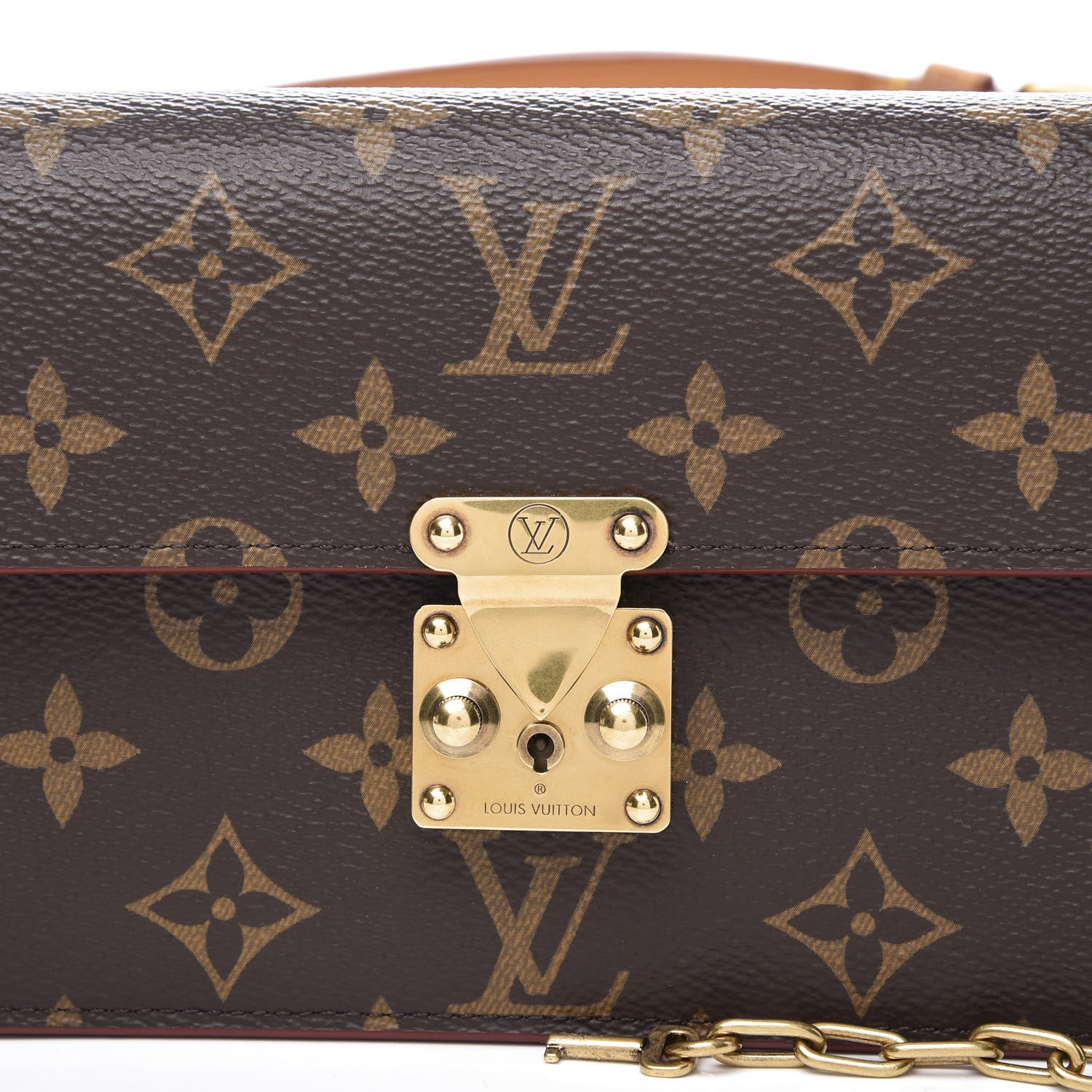 Louis Vuitton Monogram S Lock Belt Pouch MM 9 of 9
