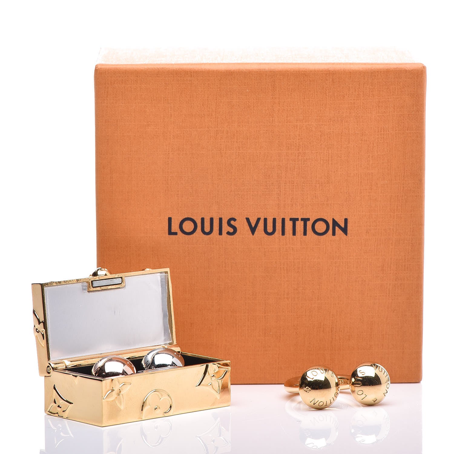 Louis Vuitton Studdy Ring M Gold Pink Silver 13 of 13