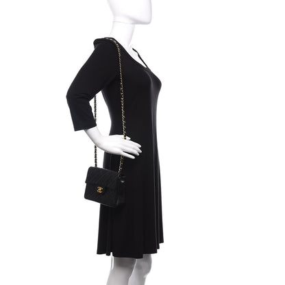 Chanel Lambskin Quilted Mini Square Flap Bag Black 2 of 11