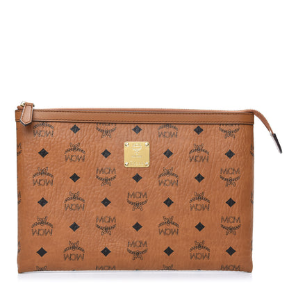 MCM Visetos Mini Pouch Cognac 1 of 6