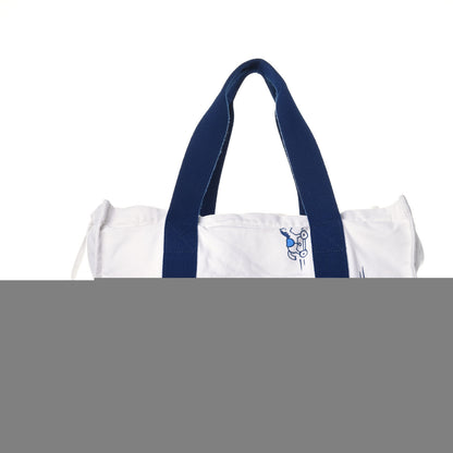 Hermes Cotton Canvas Adada Nappy Diaper Bag Bleu Marine 1 of 8
