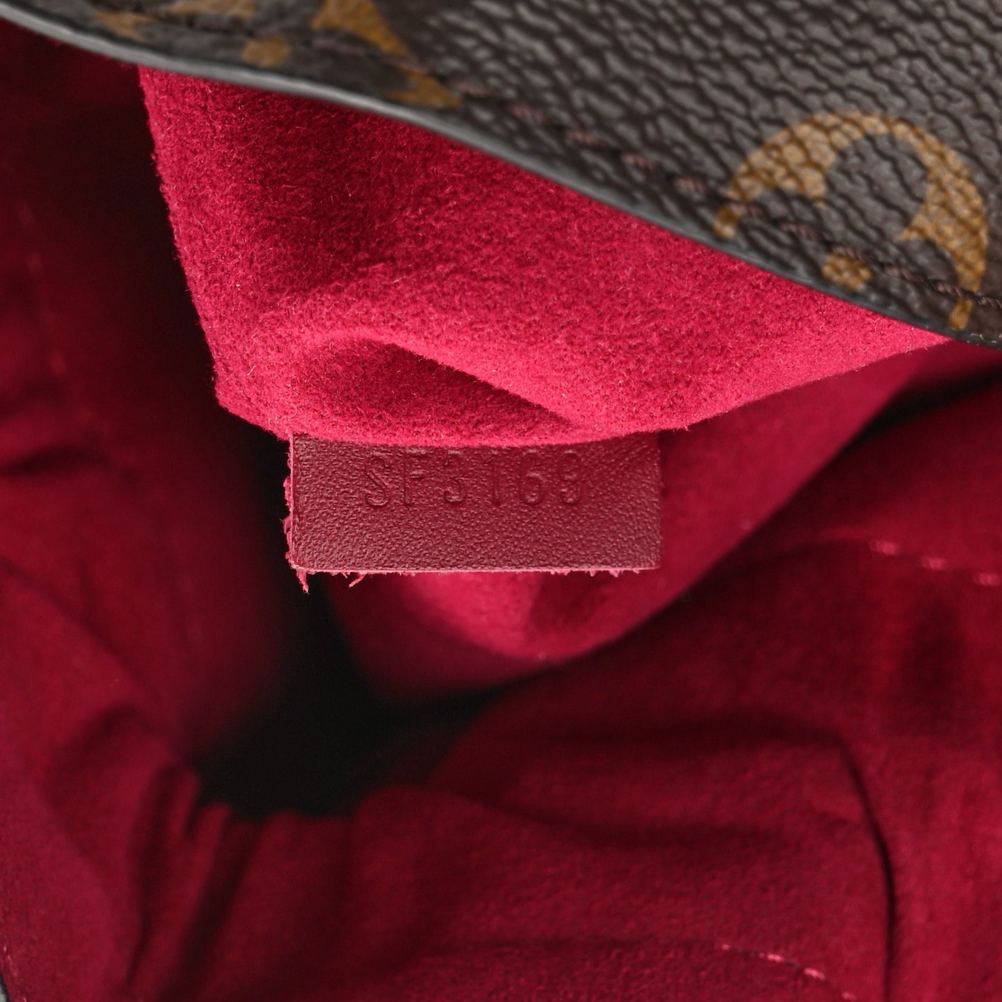 Monogram Pouch Noe Fuchsia