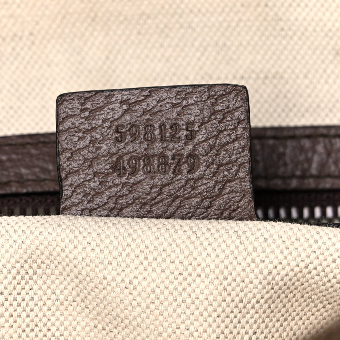 GG Supreme Monogram Web Small Ophidia Half Moon Hobo Brown