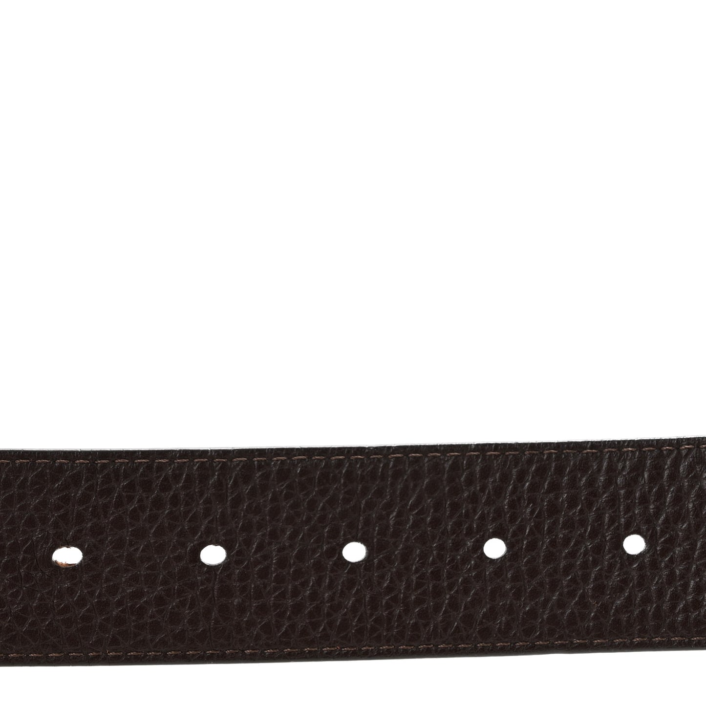 Taurillon Calfskin 30mm LV Initiales Reversible Belt 95 38 Brown Dark Brown