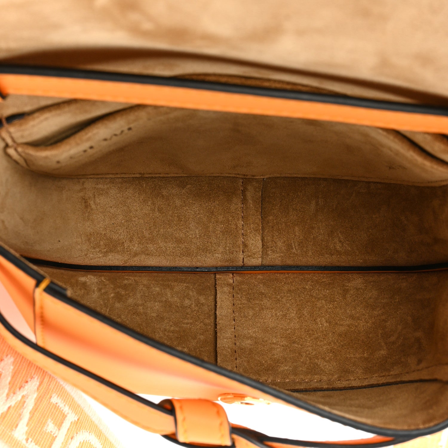 Loewe Calfskin Jacquard Mini Gate Dual Bag Mandarin 6 of 10