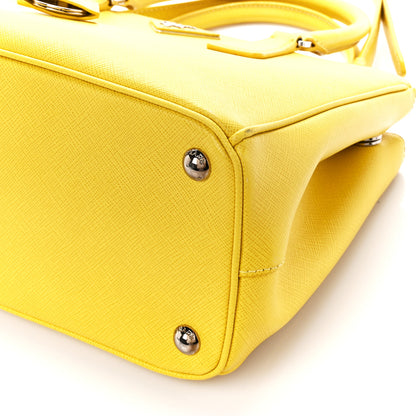 Prada Saffiano Small Galleria Double Zip Tote Soleil 11 of 13